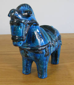 Mid-Century Italian Horse by Aldo Londi for Bitossi