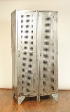 Tall Industrial Perforated Steel Lockers