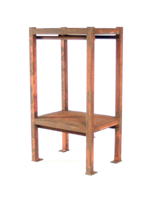 Industrial Two-Tier Iron Stand