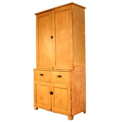 Antique 19th Century American Painted Cupboard