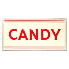 1940s Vintage Candy Sign