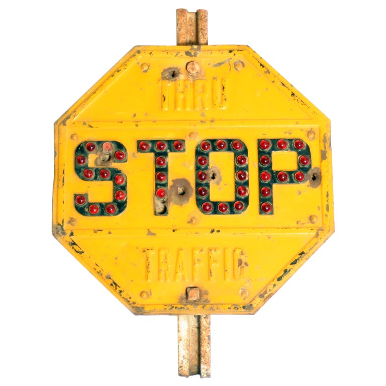 Early 20th Century Stop Sign