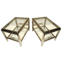 Pair of Maison Charles End Tables