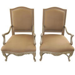 Pair of Regence Style Fauteuilles