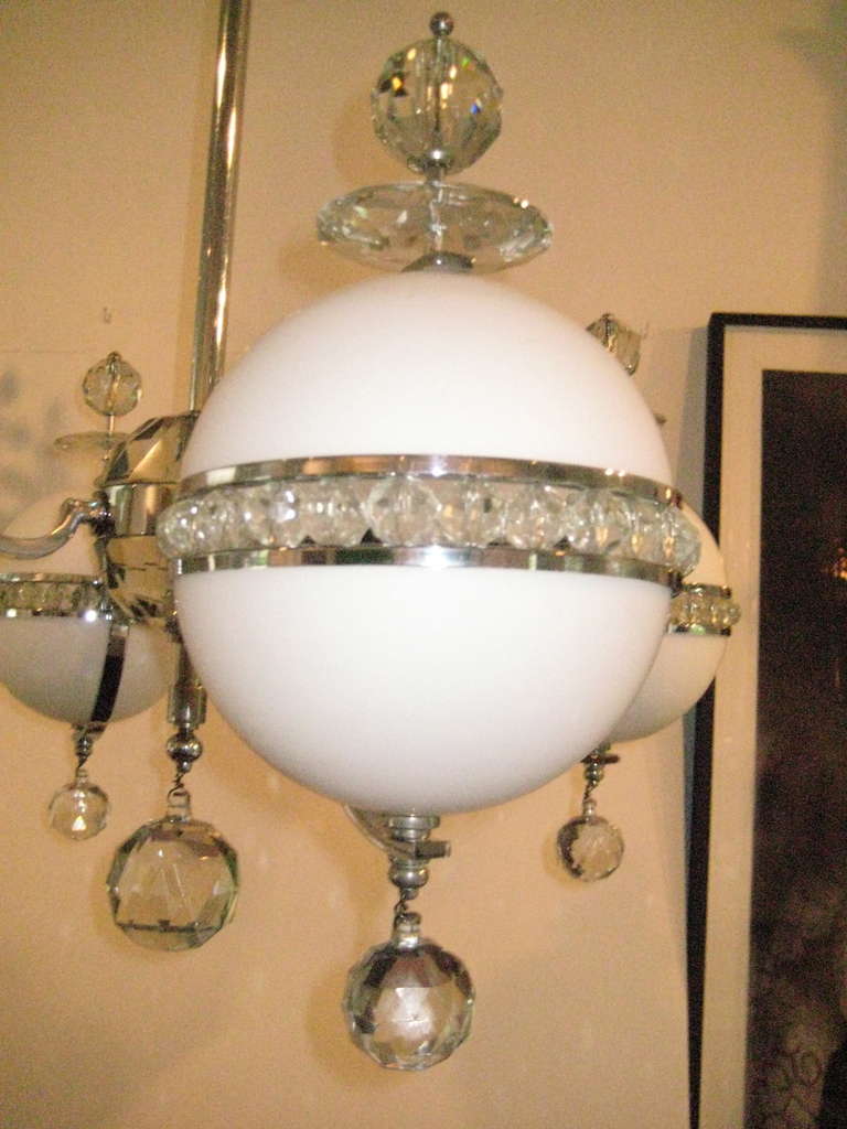 Rare Lobmeyr Chandelier In Excellent Condition For Sale In Sag Harbor, NY