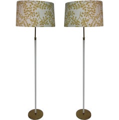 Pair of Austrian Floor Lamps by Josef Frank