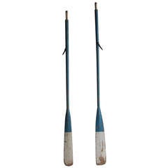 Vintage Wood Oars