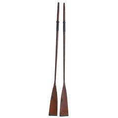 Antique original Wood Oars