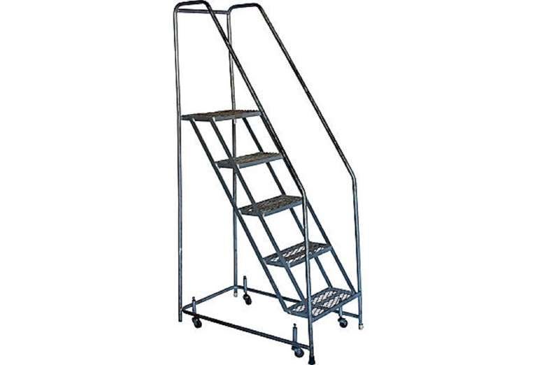 Vintage American original industrial metal ladder. We have more available.