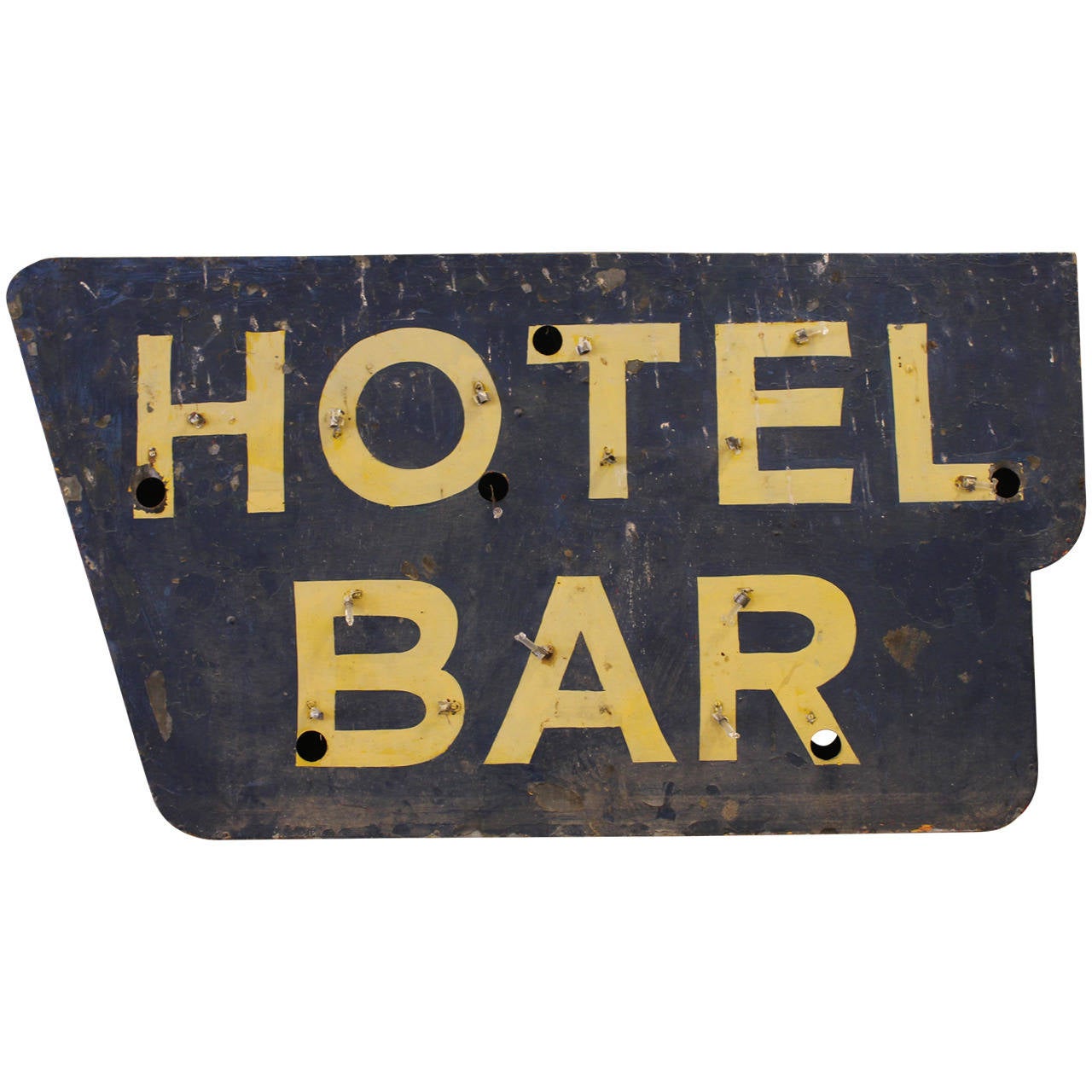Vintage “HOTEL BAR” Sign at 1stdibs