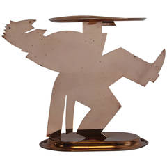 Art Deco "Pretzelman" Waiter Tray by Lurelle Guild for Chase