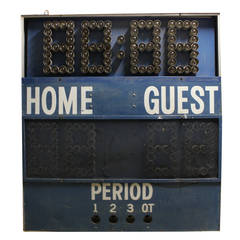 Vintage Gymnasium Scoreboard