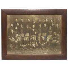 Over Sized Original Antique Yale University Football Team Photograph