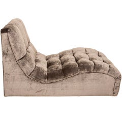 Mid Century Tufted Velvet Chaise Longue 10