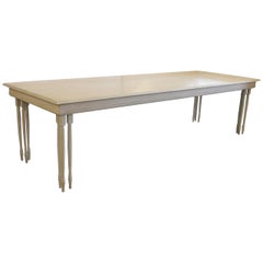 Long Custom-Made Wood Table