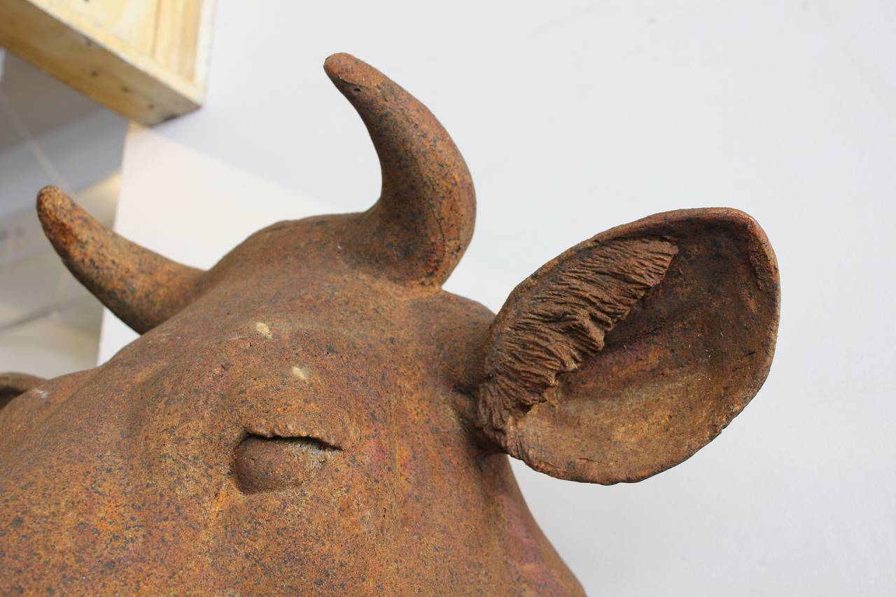 American Vintage Lifesize Bull Head Trade Sign