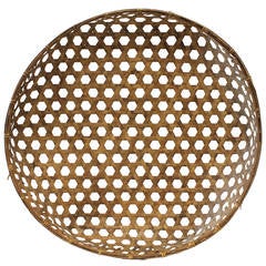 Large Antique Decorative Woven Basket