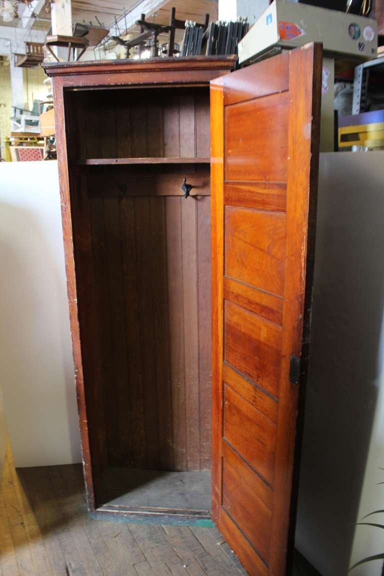Original American 1900's wood locker.
