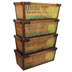 Vintage Large Banana Crate