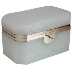 Stylish Large Italian Opaline Box