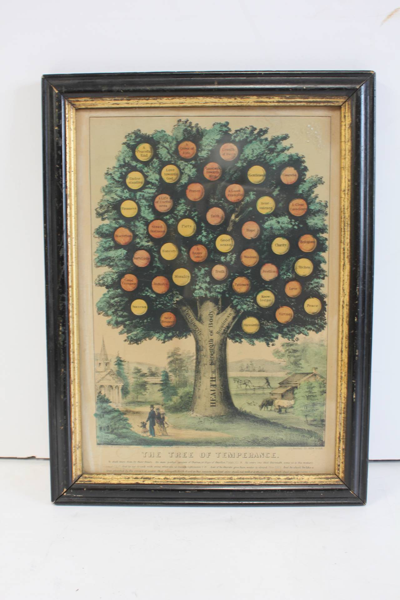 Original 1800s Currier and Ives lithograph 
