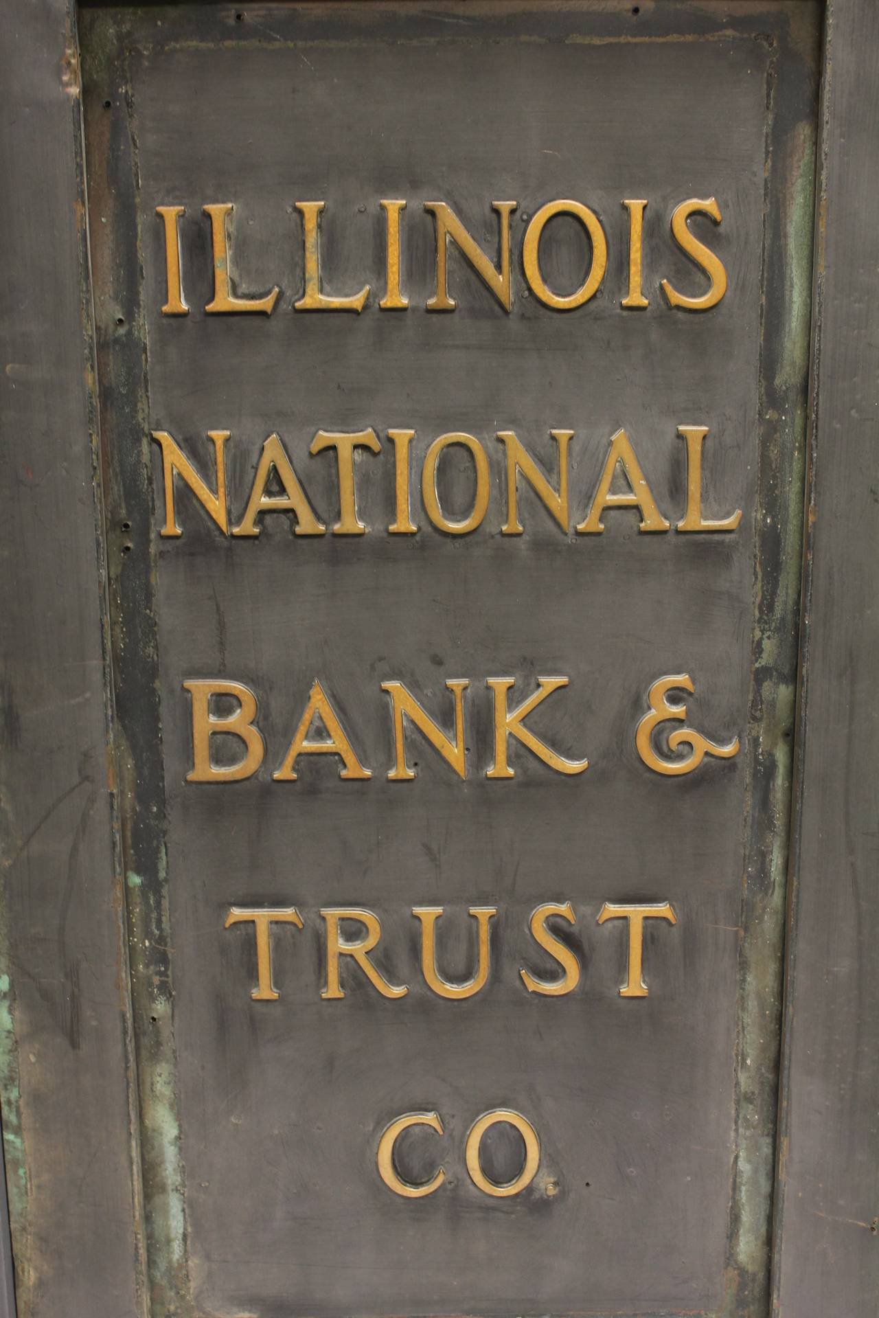 antique bank signs