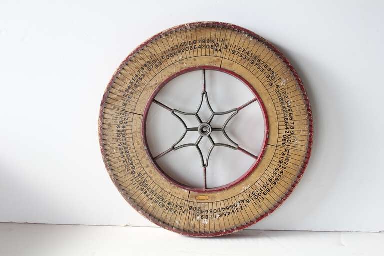 antique gaming wheel