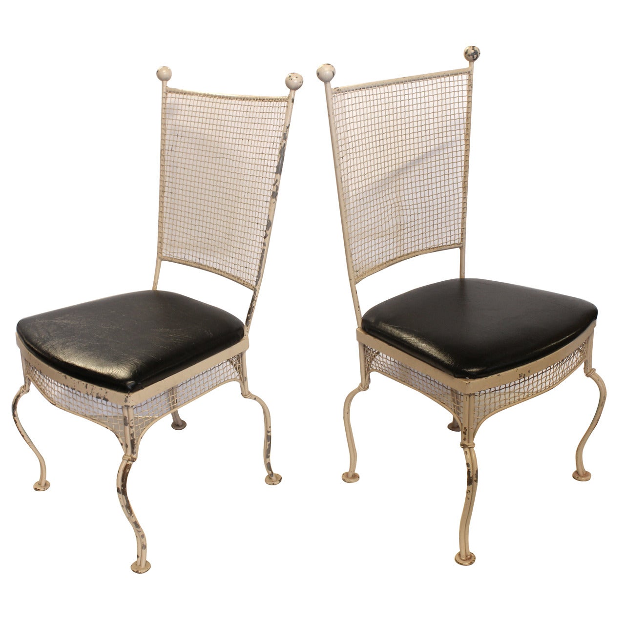 Stylish Mid-Century Garden Chairs by Woodard