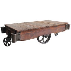 American Industrial Cart Coffee Table, 20 Available
