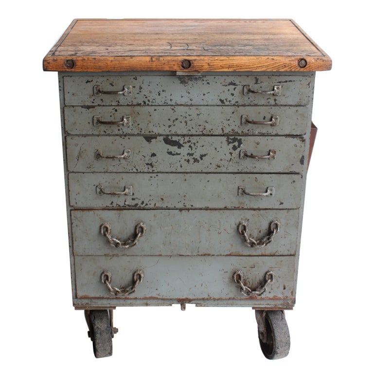 Vintage American Industrial Metal at 1stdibs