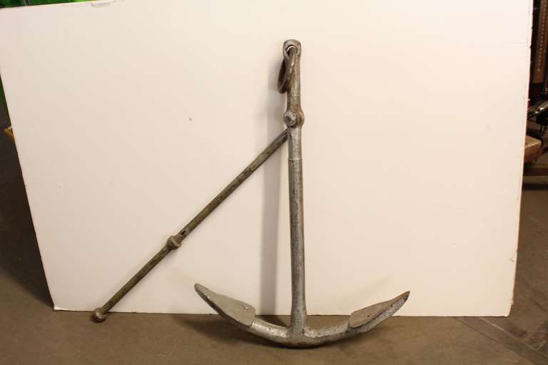 1930's Hand Iron Anchor For Sale at 1stDibs