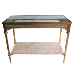 Art Deco Style Bronze Console Table 10