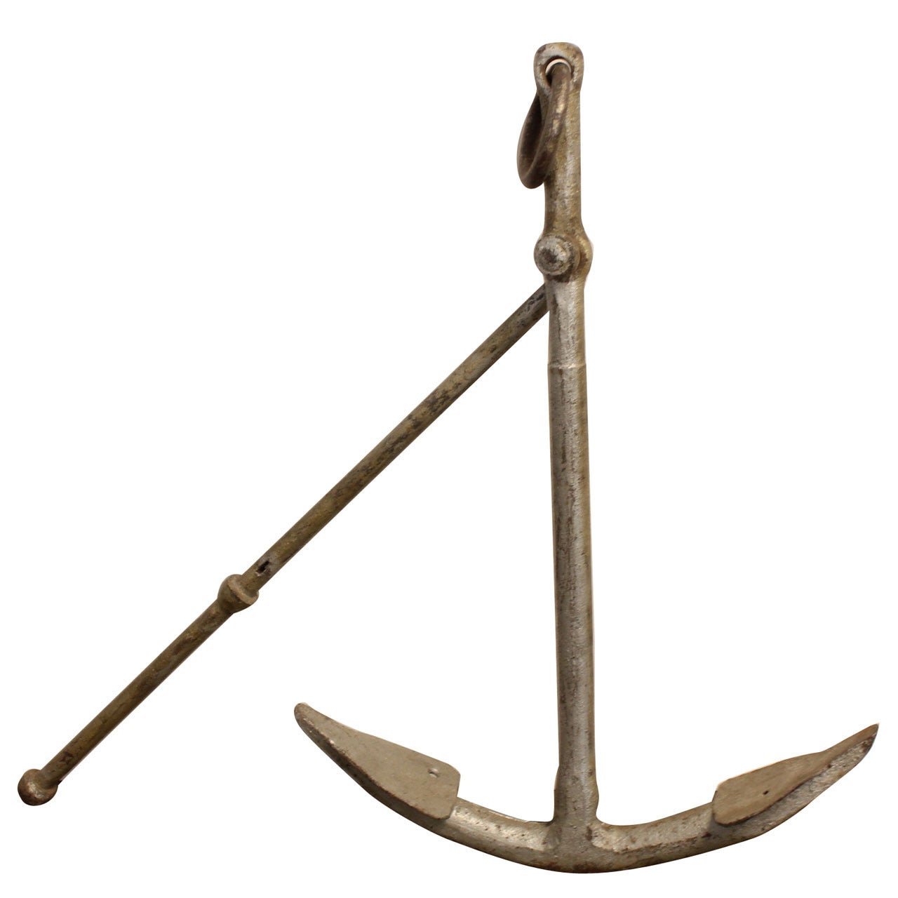 1930
s Hand Forged Iron Anchor For Sale