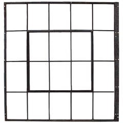 Large Antique Industrial Metal Casement Window, more available