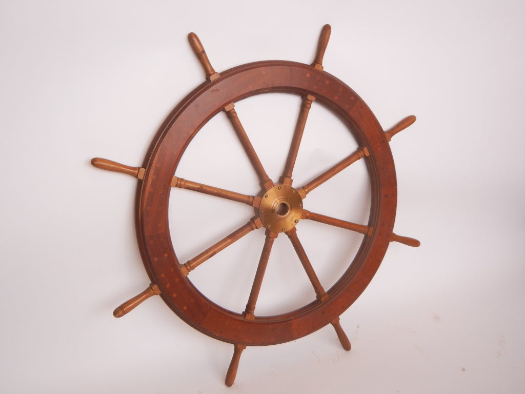1920's Ship Steering Wheel