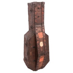 1800's English wooden cello case