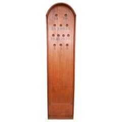 Large 19th Century English wooden Bagatelle board