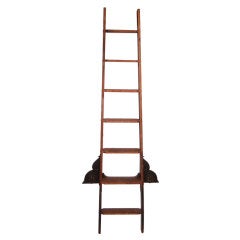 Antique Late 1800's American library ladder