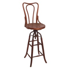 Late 1800's American very unique drafting swivel chair