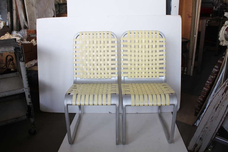 Mid Century aluminum chairs. Listed price is for each chair.