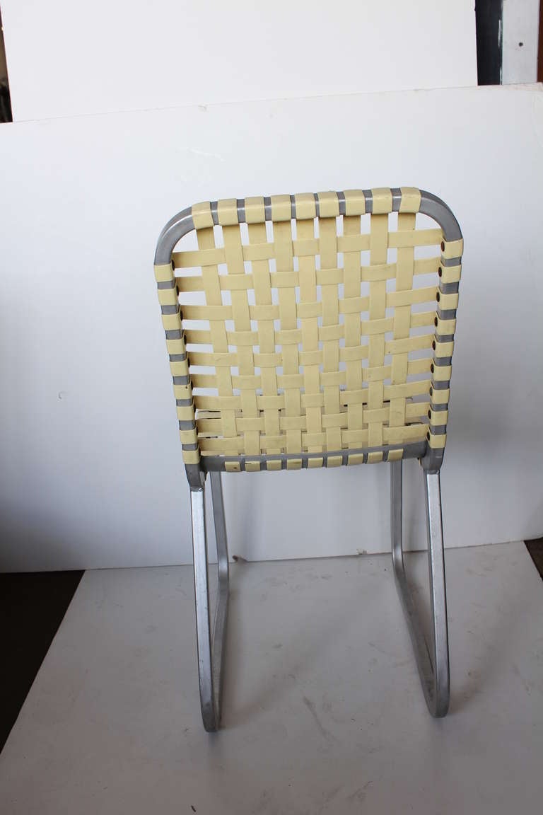 Mid Century Aluminum Chairs In Good Condition For Sale In Chicago, IL