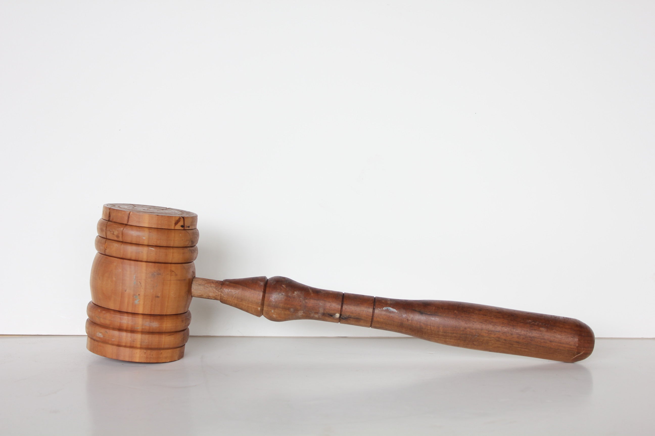 1900's Giant Wooden Judge Gavel For Sale