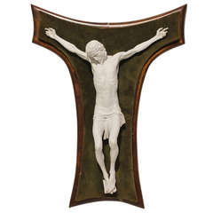 German Porcelain Christ Figurine by Kaiser