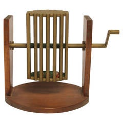 Unusual Vintage Wooden "Chuck-A-Luck Dice" Cage