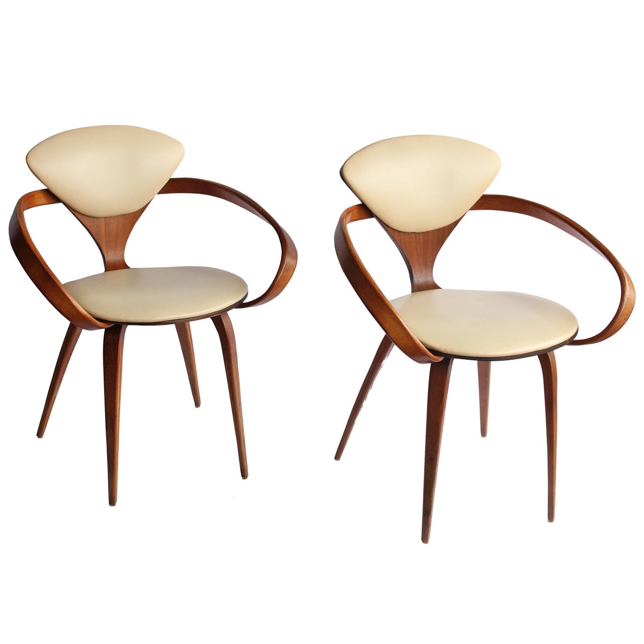 1950s Pretzel Chairs by Norman Cherner