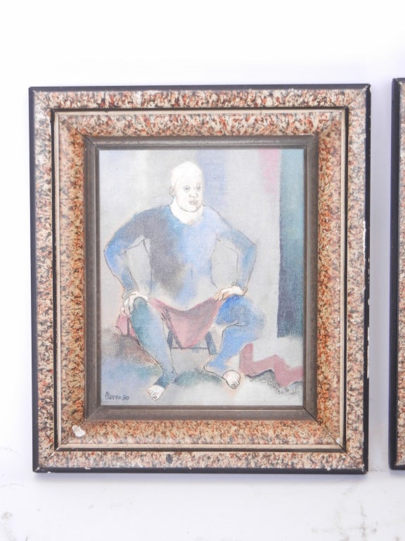 Mid-20th Century Unique Contemporary paintings by Steven For Sale