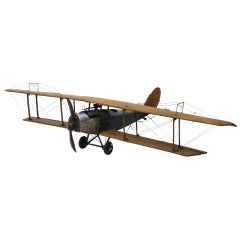 1920's Hand Made Model Of Airplane Jenny