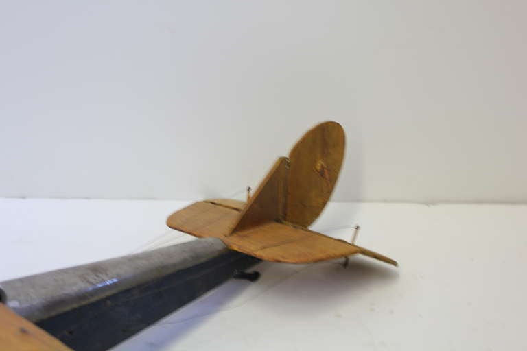 American 1920's Hand Made Model Of Airplane Jenny For Sale