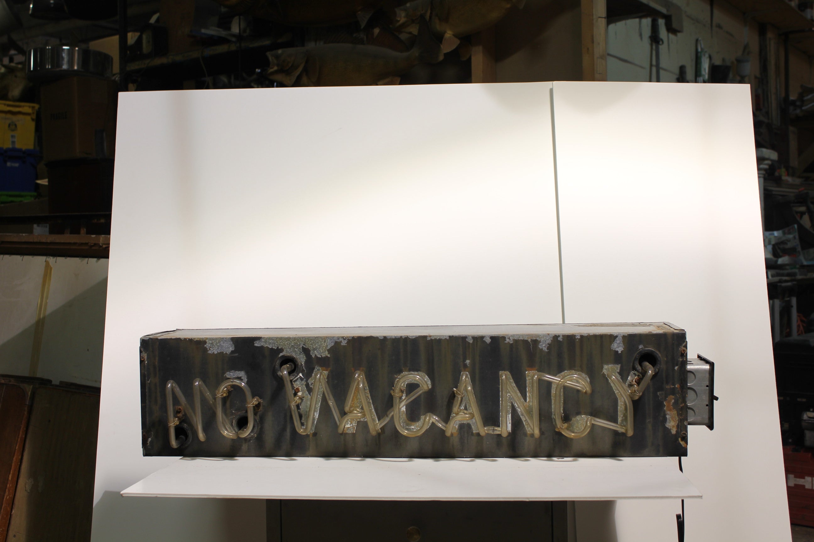 Vintage Neon One Sided " No Vacancy " Sign, Two Signs Available