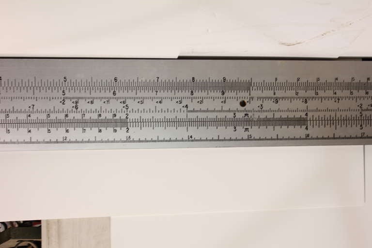 Vintage Over Sized Wooden Slide Ruler For Sale At 1stdibs